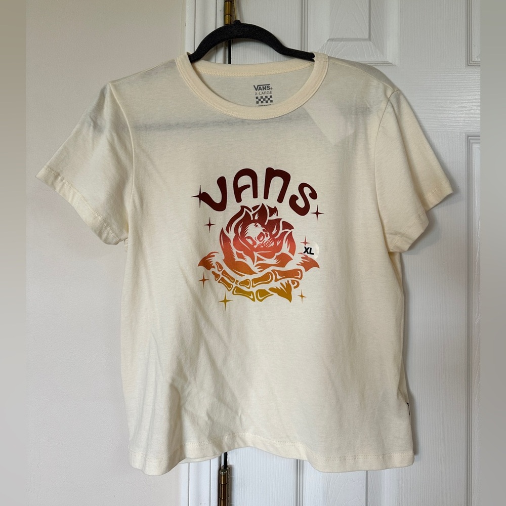 VANS Rose Mini Tee-K Antique White Shirt